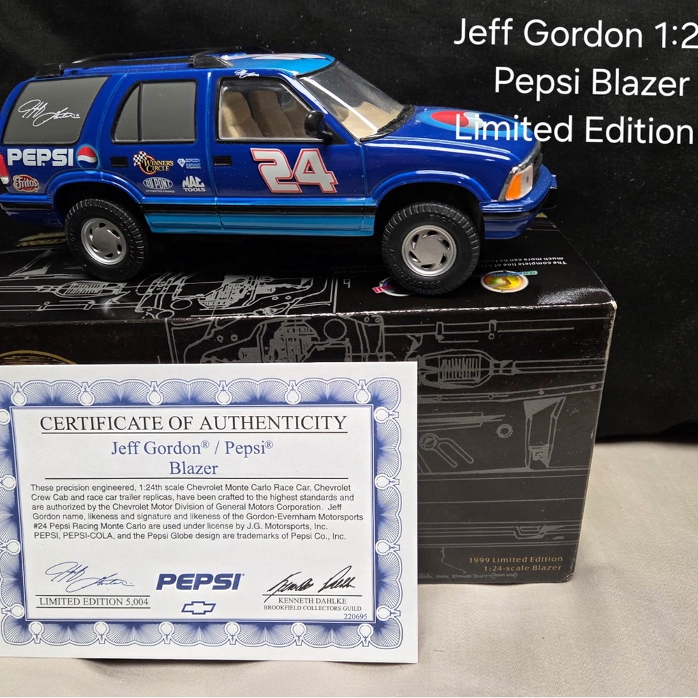 Nascar Blue and White Limited Edition Blazer